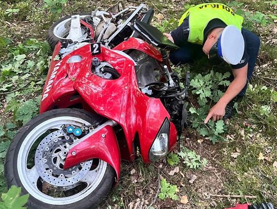 Tragiczny finał jazdy próbnej. Motocyklista nie żyje