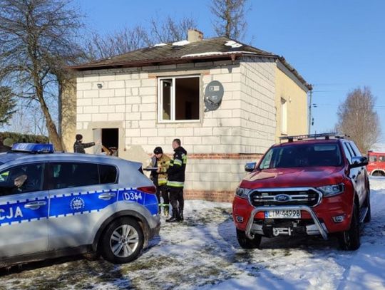 Tragiczny pożar domu. Na łóżku znaleziono częściowo spalone ciało