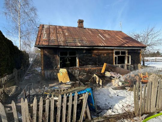 Tragiczny pożar. Nie żyje starsza kobieta [ZDJĘCIA]