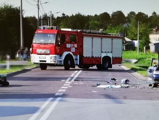 Tragiczny wypadek na skrzyżowaniu. Zginął motocyklista