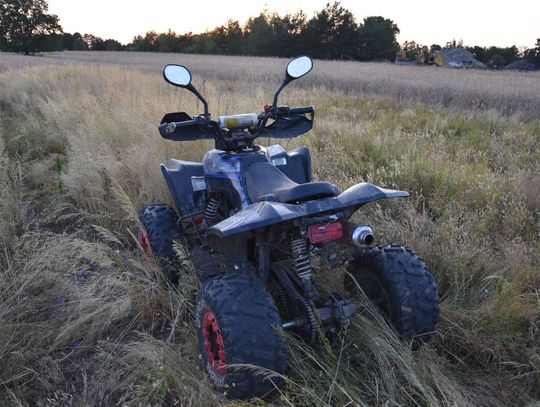 Tragiczny wypadek. Nie żyje 14-letni kierowca quada. Jechał bez uprawnień i bez kasku