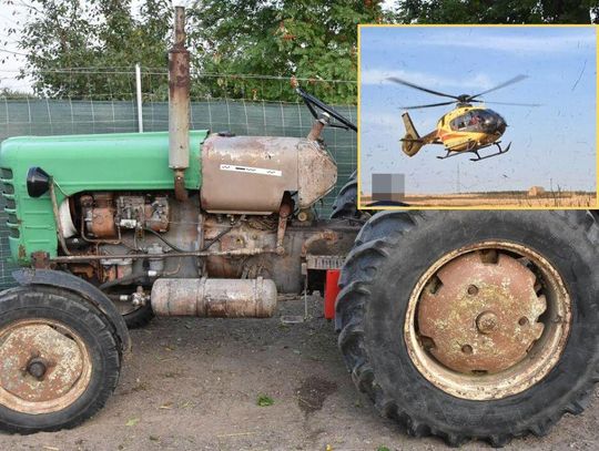 Tragiczny wypadek w gminie Rudnik. Ciągnik przejechał 82-latka