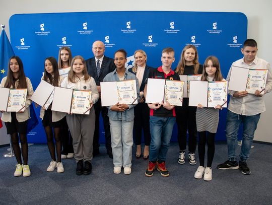 Uczniowie z naszych szkół nagrodzeni w konkursie o funduszach europejskich