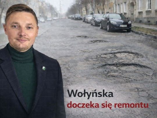 Chełm. Ul. Wołyńska doczeka się remontu? Miasto odpowiada na interpelację radnego Chełm. Ul. Wołyńska doczeka się remontu? Miasto odpowiada na interpelację radnego