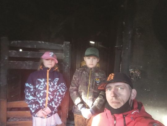 Uratował dzieci z płomieni