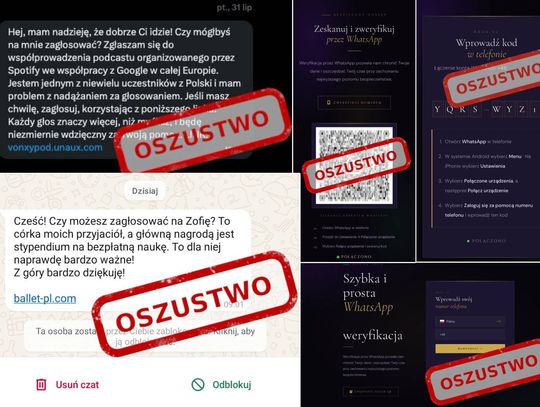 UWAGA! Oszuści przejmują konta w aplikacji WhatsApp pod pretekstem konkursu