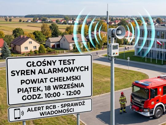W piątek zawyją syreny. Powiat chełmski przetestuje zmodernizowany system ostrzegania