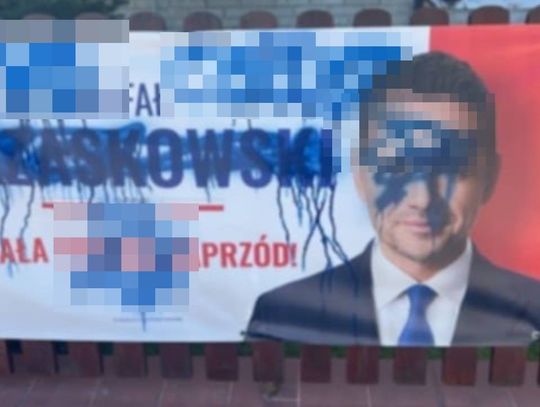 Wandalizm w Sawinie. Zniszczono plakaty kandydata na prezydenta