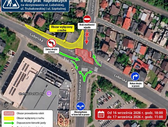Ważne dla kierowców! W tym rejonie Chełma będą utrudniania