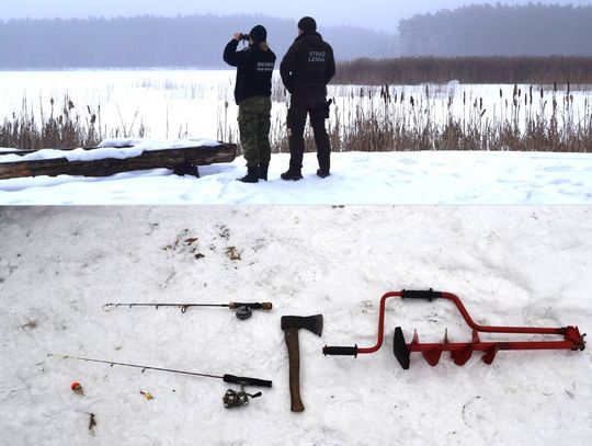 Mężczyzna, który wybrał się na ryby do rezerwatu „Żółwiowe Błota”, całkowicie zignorował obowiązujące tam restrykcyjne przepisy.