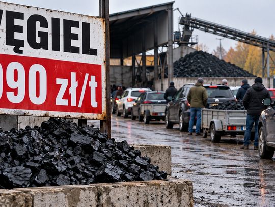 Węgiel znika przed zimą. Wracają kolejki. Tona kosztuje już 2000 zł