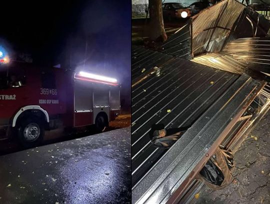 Wichura nad regionem. Zerwała dach, porwała garaż, powaliła drzewa