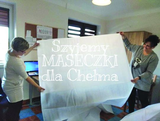 Wielka akcja szycia maseczek