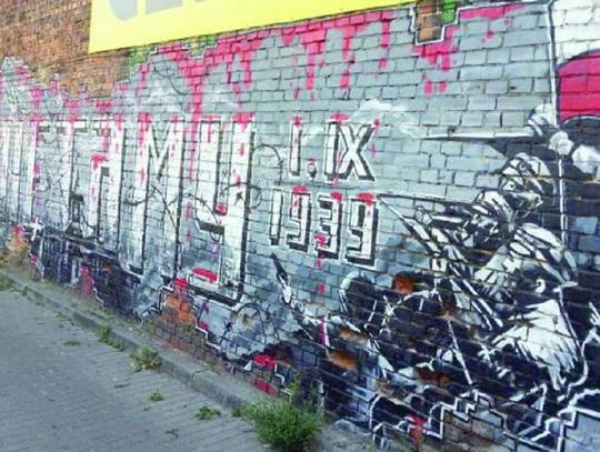 Wielkie malowanie graffiti