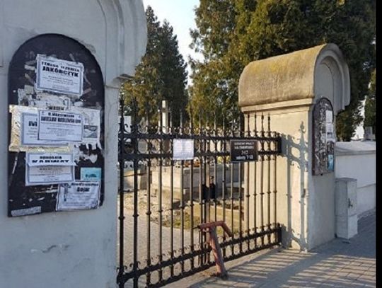 Wirus zamknął cmentarz parafialny