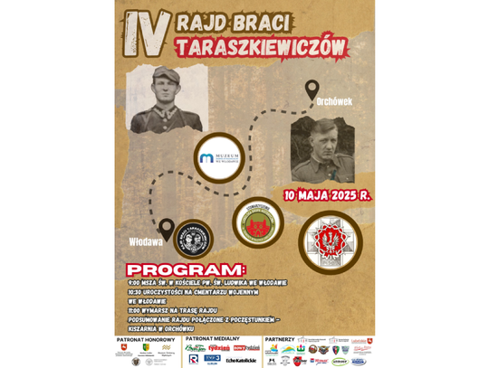 Włodawa. IV Rajd Braci Taraszkiewiczów
