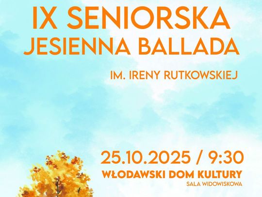 Włodawa. IX Seniorska Jesienna Ballada im. Ireny Rutkowskiej
