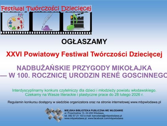 Włodawa. Jubileuszowa edycja powiatowego konkursu dla młodych twórców