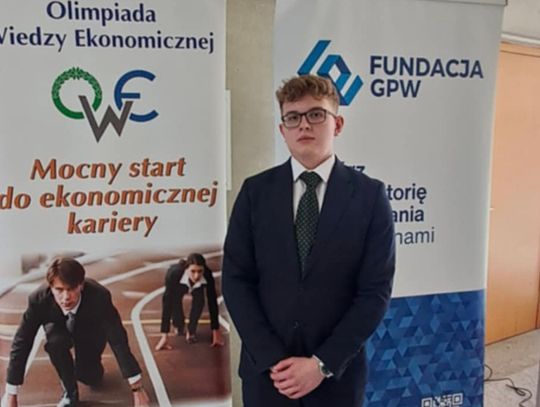 Włodawa. Karol finalistą XXXVIII edycji Olimpiady Wiedzy Ekonomicznej