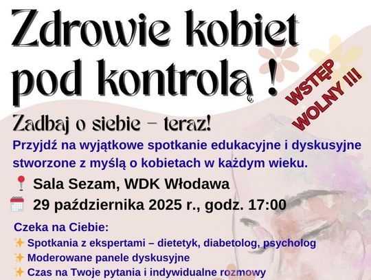 Włodawa. Konferencja "Zdrowie kobiet pod kontrolą"