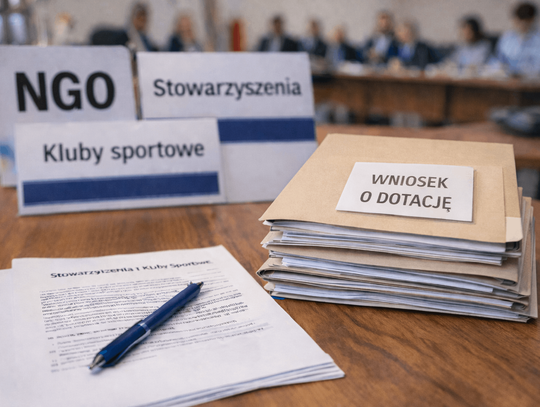 stos teczek z napisem wniosek o dotację