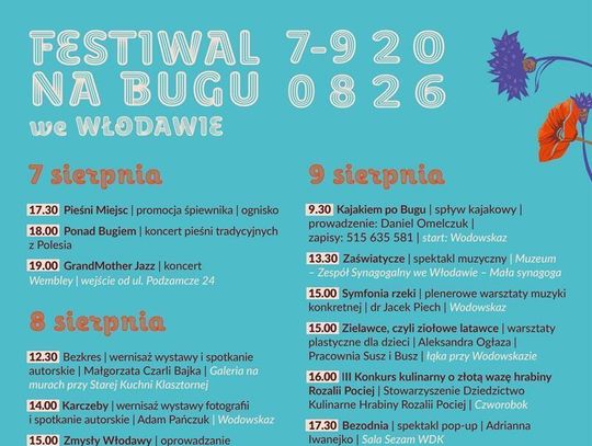 We Włodawie rusza "Festiwal na Bugu".