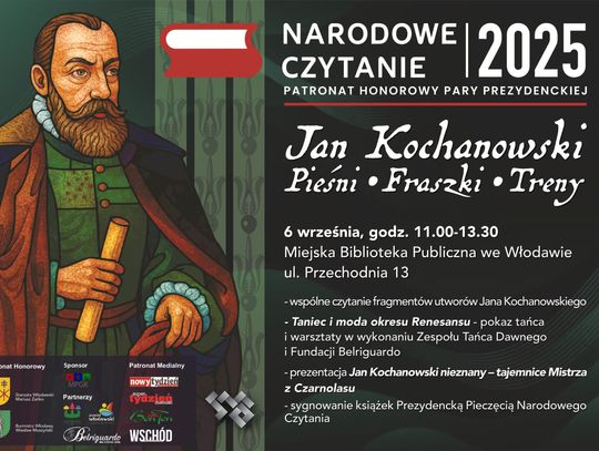 Włodawa zaprasza na 14. edycję Narodowego Czytania