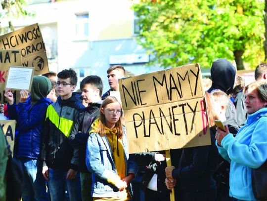 Włodawianie protestowali na rzecz klimatu