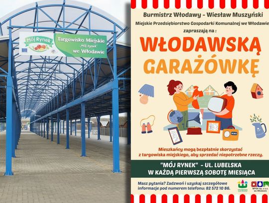 Włodawska Garażówka rusza na targowisku. Szansa na drugie życie przedmiotów i staroci