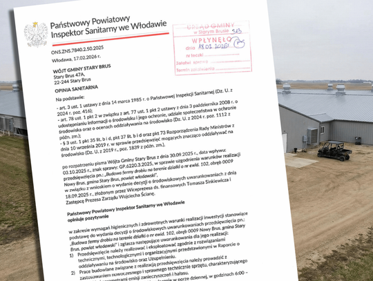 Włodawski sanepid zabrał głos w sprawie fermy w Nowym Brusie ferma drobiu z opinią włodawskiego sanepidu