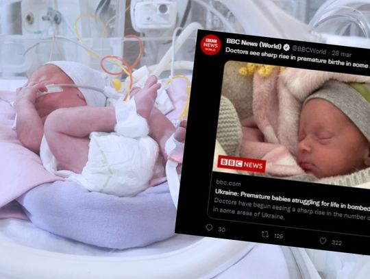 Wojna w Ukrainie. Wcześniaki walczą o życie w bombardowanych piwnicach