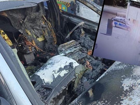 Wszystko się nagrało. To 14-latek podpalił samochody Straży Miejskiej [WIDEO]