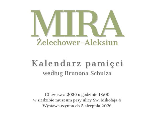 Chełm. Muzeum zaprasza na wystawę Miry Żelechower-Aleksiun