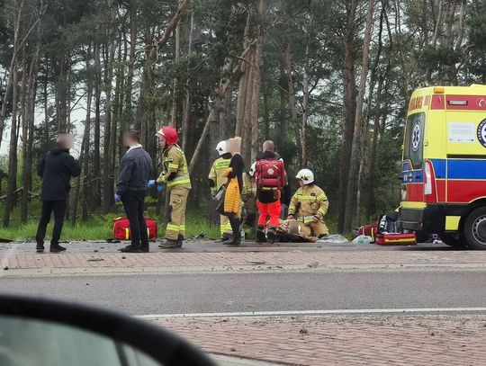 Wypadek na trasie Chełm-Piaski. Są utrudnienia w ruchu [ZDJĘCIA+WIDEO]