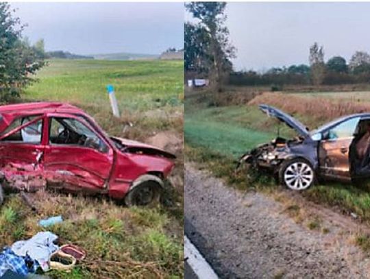 Wypadek o świcie w Czułczycach. Jedna osoba przewieziona do szpitala