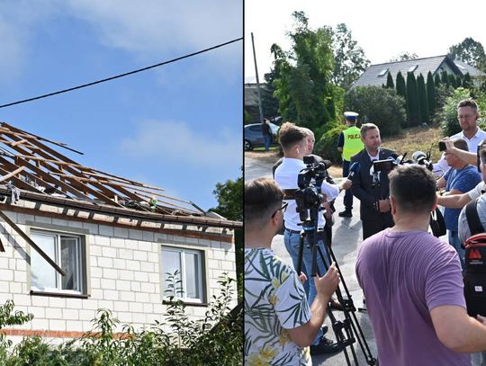 Gm. Wyryki. Szczątki drona spadły na dom. Rodzina bezpieczna, służby działają - zapewniają wójt i starosta