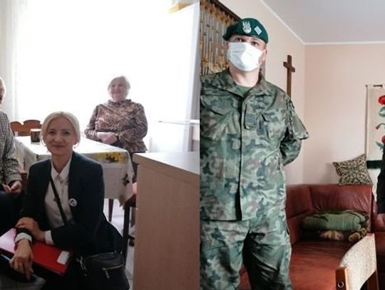 Wzruszające odwiedziny w czasie pandemii