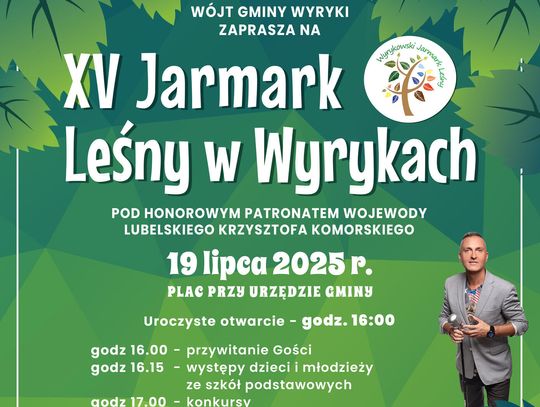 XV Jarmark Leśny w Wyrykach. Będą konkursy, koncerty i taniec z ogniem