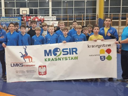 Zdjęcie zapaśników LMKS Krasnystaw