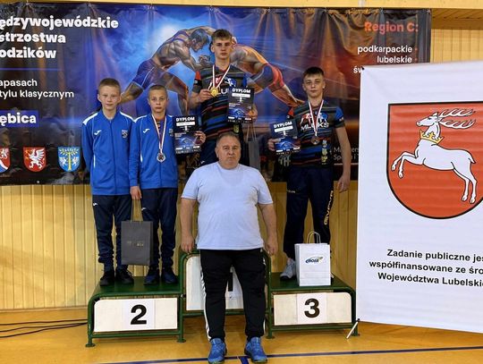 Zapaśnicy MLUKS Włodawa sięgnęli po krążki w czempionacie