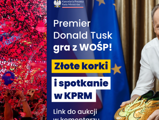 Zawrotna kwota za fanty Tuska. Premier wyprzedził Brzoskę