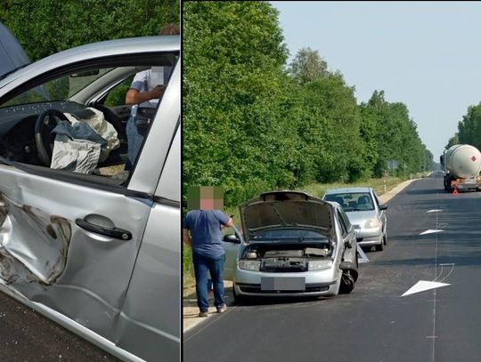 Zderzenie aut na trasie Chełm - Włodawa