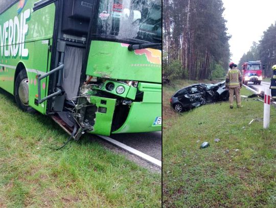 Z OSTATNIEJ CHWILI! Zderzenie autobusu z osobówką. Utrudnienia w ruchu!