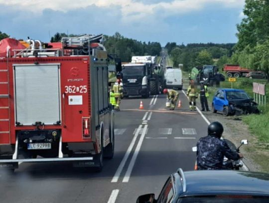 Horodyszcze. Zderzenie dwóch osobówek. Niemowlę zabrane do szpitala