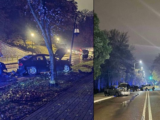 Zderzenie trzech aut na Szwoleżerów w Chełmie. Jedna osoba poszkodowana trafiła do szpitala