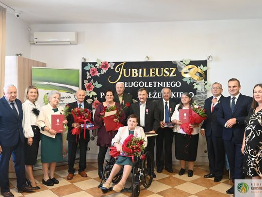 Złote Gody w gminie Łopiennik Górny. Osiem par świętowało 50-lecie małżeństwa [ZDJĘCIA]