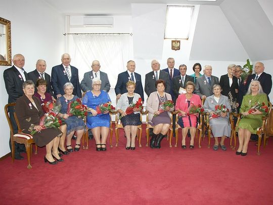 Złote pary odznaczone medalami. Są razem od 50 lat [ZDJĘCIA]