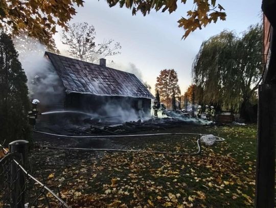 Zmarła kobieta, która uciekła z płonącego domu