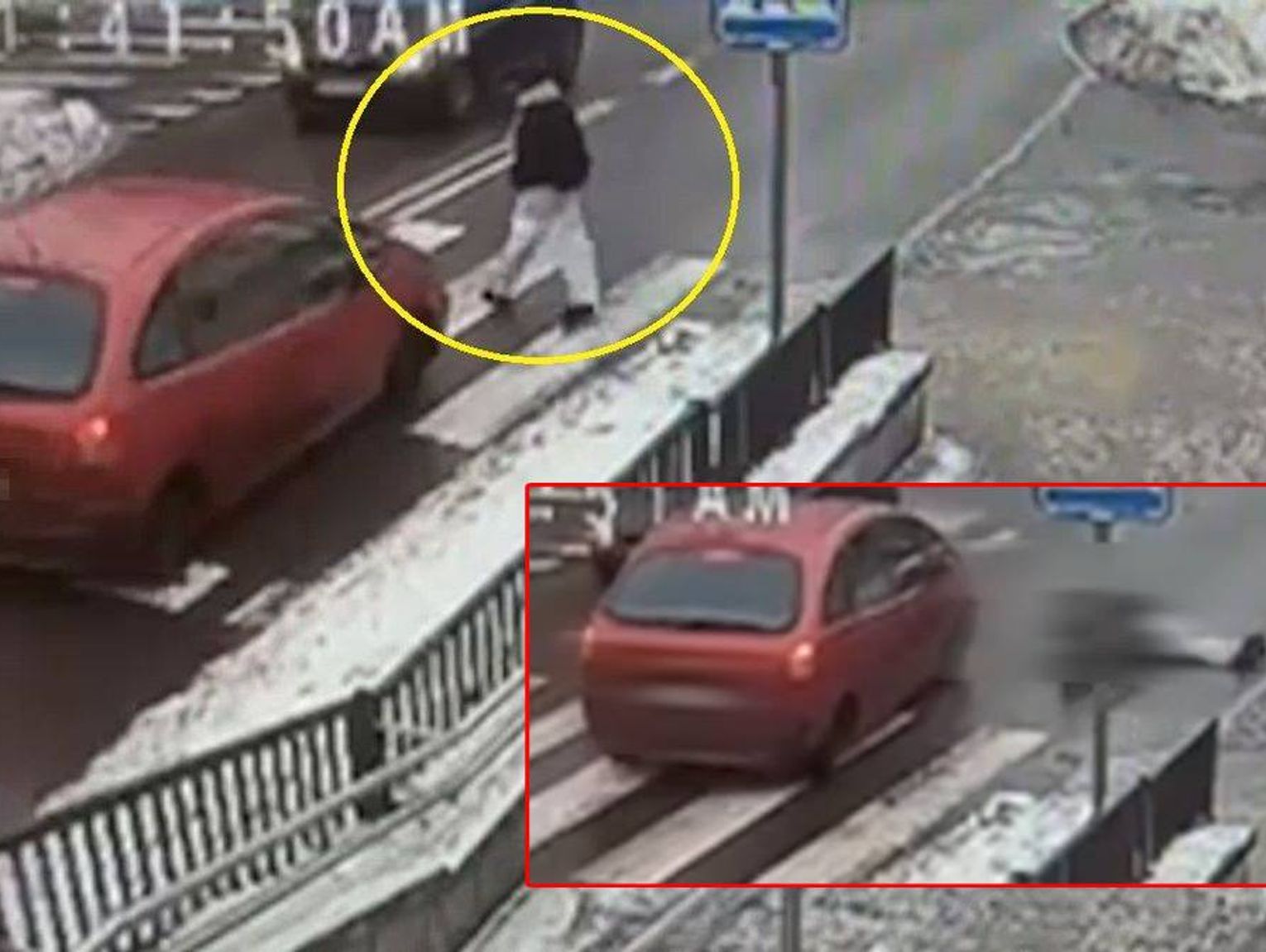 18-latka potrącona na pasach. Poszybowała w górę i upadła. Zobacz nagranie [FILM]