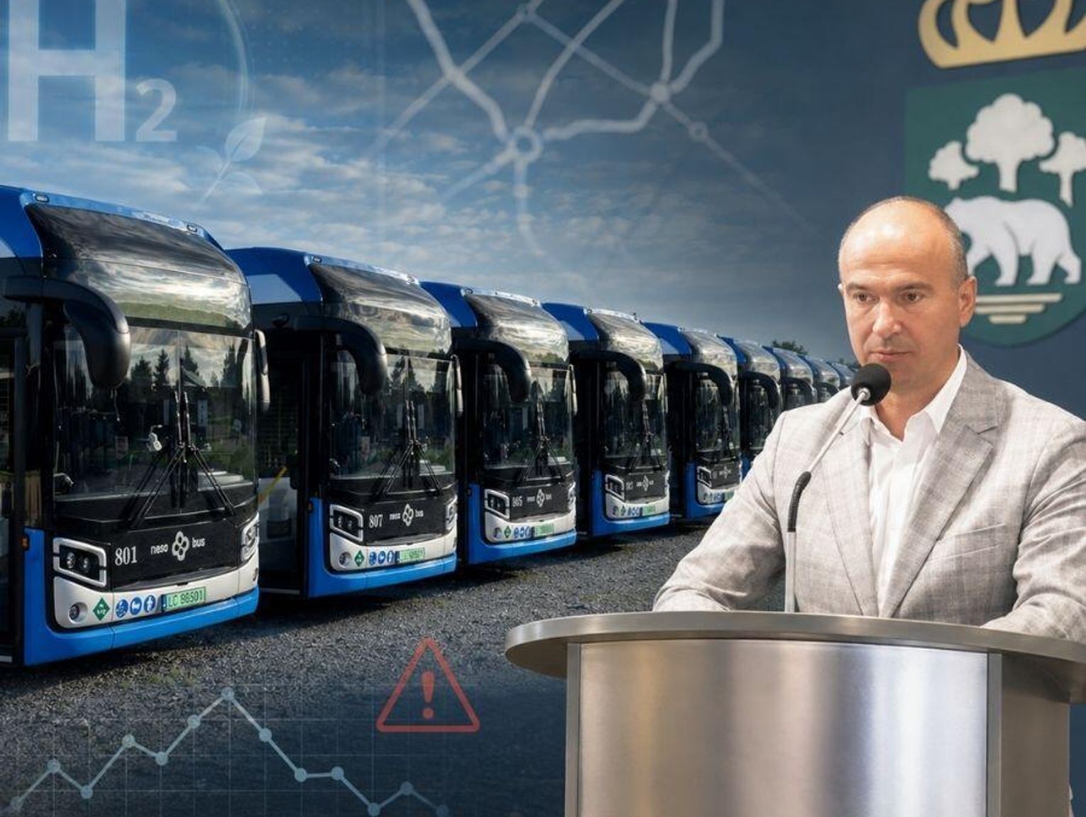 450 niewykonanych kursów i wodór z Niemiec. CLA pod lupą radnych